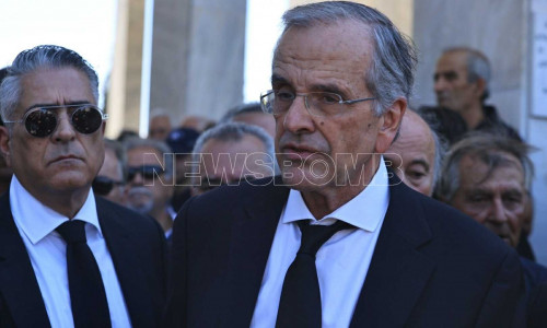 Ο επικήδειος του Αντώνη Σαμαρά: «Ευχαριστώ τον Θεό που μας έδωσε αυτό το δώρο για 34 χρόνια»