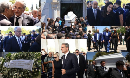 Κηδεία Λένας Σαμαρά: Ο βουβός πόνος, το συγκινητικό «αντίο» του Αντώνη Σαμαρά και τα... φτωχά λόγια