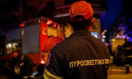 Φωτιά τώρα στην Μυτιλήνη