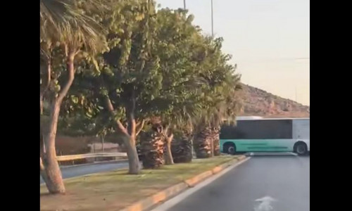 Κρήτη: Οδηγός λεωφορείου έκανε επικίνδυνο ελιγμό