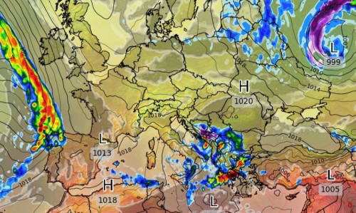 Καιρός: Το GFS «μίλησε» και... βλέπει κακοκαιρία - Τι αναφέρει η πρόγνωση των Αμερικανών