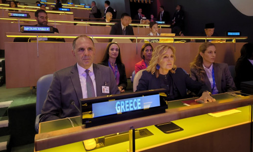 Γεραπετρίτης: Η αναγνώριση του Παλαιστινιακού Κράτους θα πρέπει να γίνει υπό την αιγίδα του ΟΗΕ