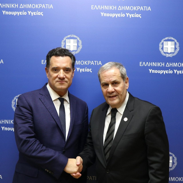 Ο Άδωνις Γεωργιάδης και ο Κωνσταντίνος Κουτσόπουλος 