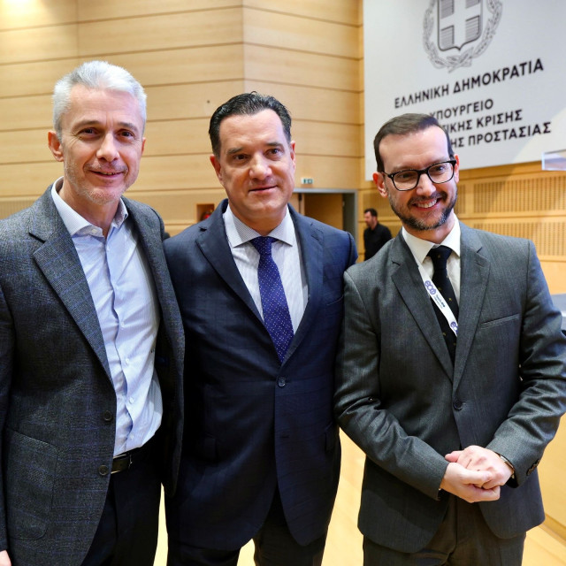 Διομήδης Λυμπέρης, Άδωνις Γεωργιάδης, Σπύρος Σαπουνάς 