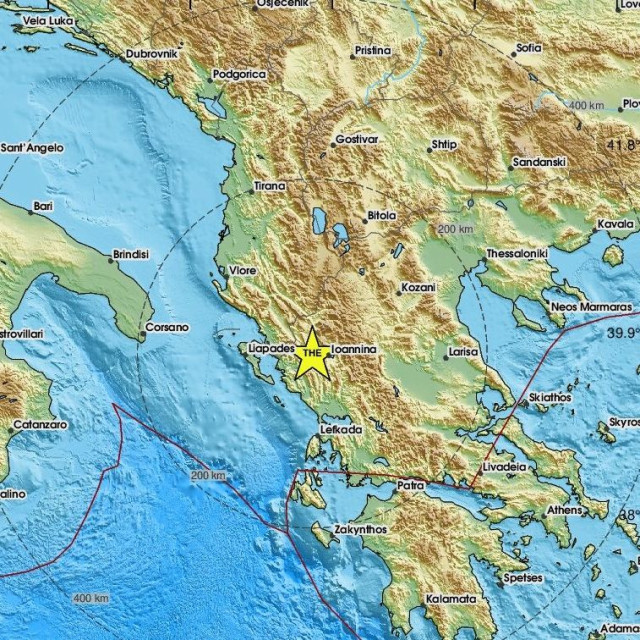 Χάρτης σεισμού