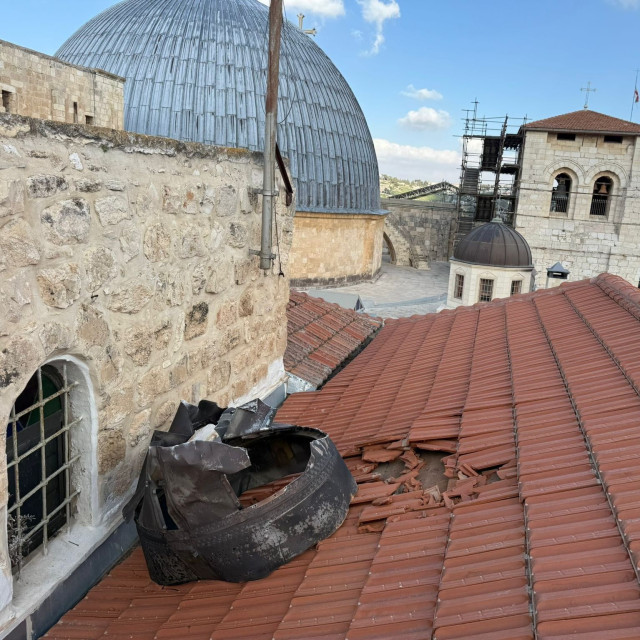 Ισραήλ: Συντρίμμια πυραύλων έπεσαν κοντά στην εκκλησία του Πανάγιου Τάφου