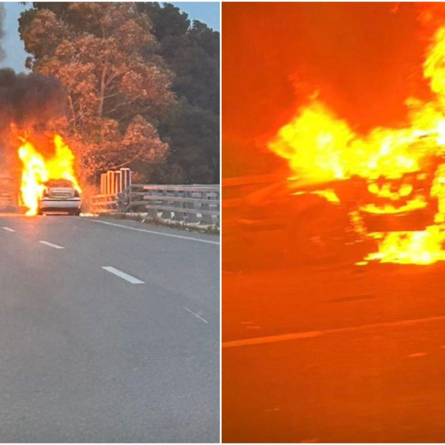 Αυτοκίνητο έπιασε φωτιά στην Αθηνών - Σουνίου