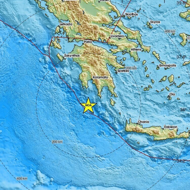 Χάρτης σεισμού