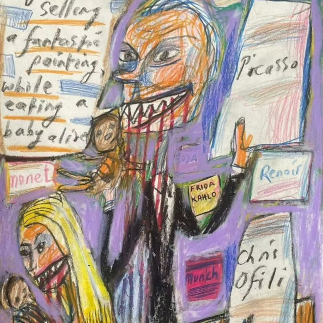 Βρετανία: Σάλος για γκαλερί με «έργα τέχνης» που απεικονίζουν Εβραίους να τρώνε μωρά