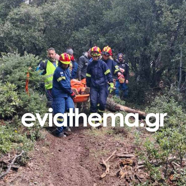 Εύβοια: Επιχείρηση διάσωσης στο όρος Πιξαριά για τραυματισμένο αναβάτη Enduro