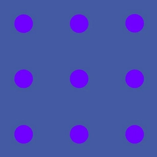 Η εξήγηση για την οπτική ψευδαίσθηση με τις 9 μωβ κουκκίδες που έγινε viral