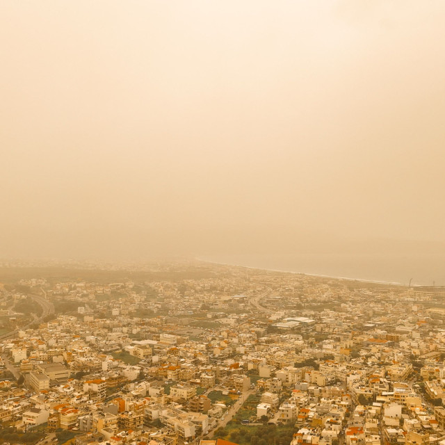 Αφρικανική σκόνη: Σε εξαιρετικά υψηλά επίπεδα η συγκέντρωση στην Κρήτη - Έφτασε τα 3826 mg την ώρα