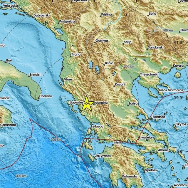 Χάρτης σεισμού