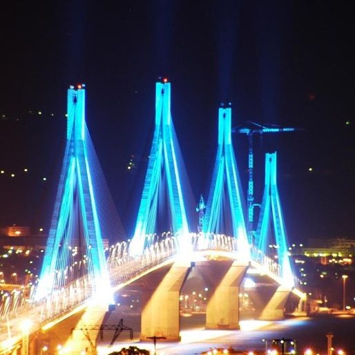 Φωταγωγείται η Γέφυρα Ρίου-Αντιρρίου για τα 200 χρόνια από την Έξοδο του Μεσολογγίου