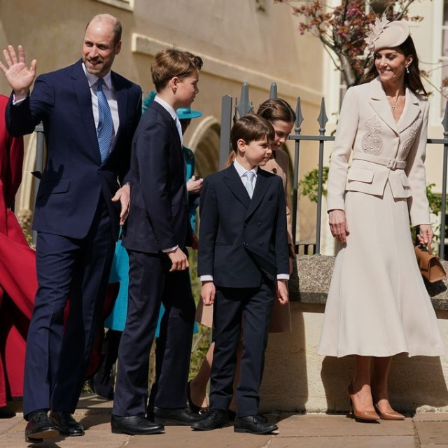 Πάσχα στο Ουίνδσορ: Η ηχηρή επάνοδος του πρίγκιπα Ουίλιαμ και της Κέιτ Μίντλετον στις παραδόσεις