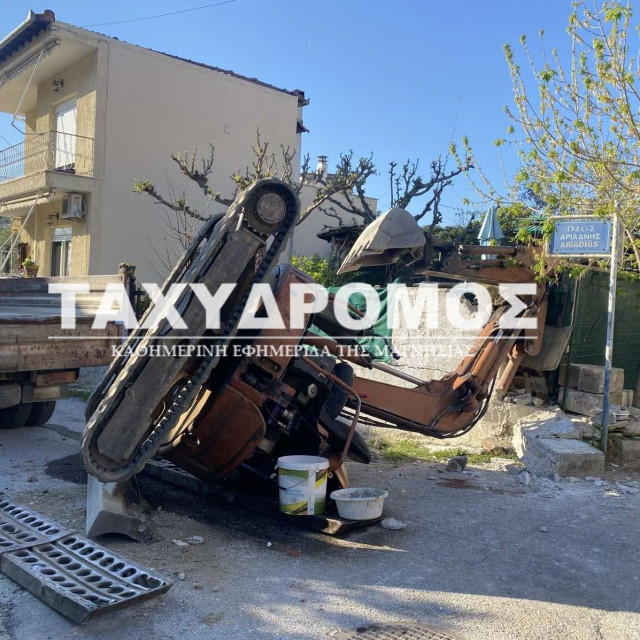 Βόλος: Υπέκυψε στα τραύματά του ο χειριστής μηχανημάτων που καταπλακώθηκε σε εργοτάξιο