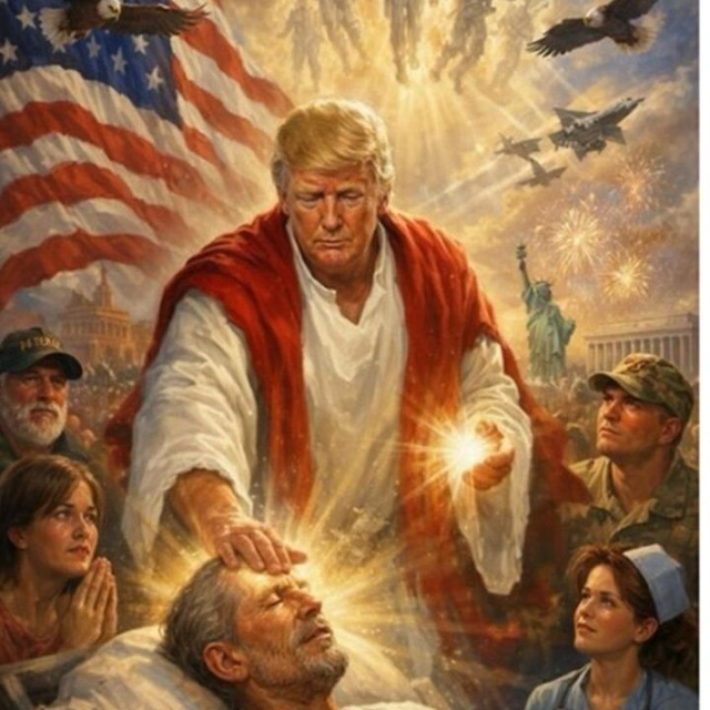 Ο Τραμπ με AI... μεταμορφώθηκε σε Χριστό - «Νόμιζα ότι με έδειχνε σαν γιατρό»