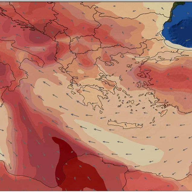 Αφρικανική σκόνη καλύπτει τη χώρα: Από αύριο Τετάρτη έως και Παρασκευή οι υψηλότερες συγκεντρώσεις