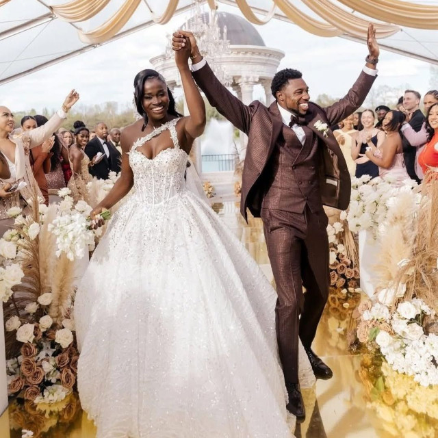 «Ακυρώστε αυτόν τον γάμο»: Σάλος στο διαδίκτυο για τον Ολυμπιονίκη Νόα Λάιλς όταν είδε το νυφικό