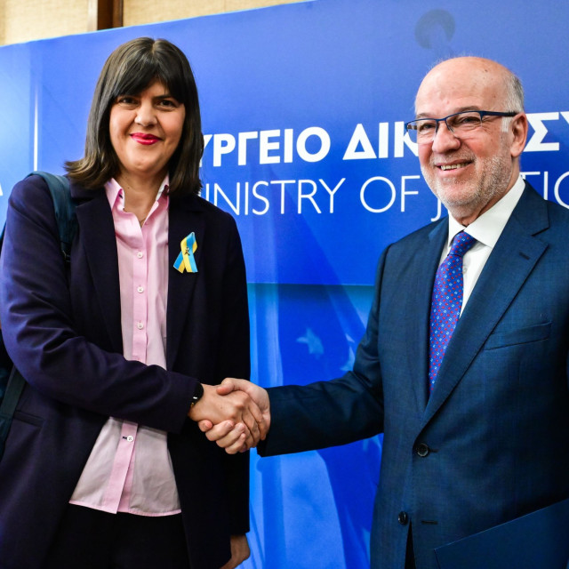 Συνάντηση Φλωρίδη με την Ευρωπαία Εισαγγελέα Λάουρα Κοβέσι: «Αξιολογούμε την πρόοδο»