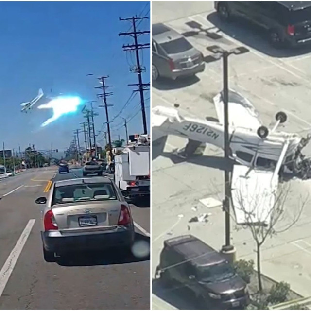 Λος Άντζελες: Μικρό αεροσκάφος έπεσε πάνω σε ηλεκτροφόρα καλώδια και συνετρίβη