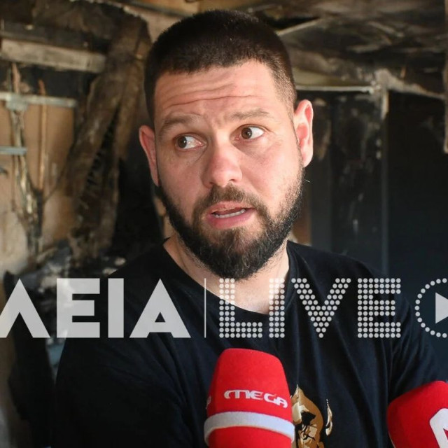 Γαστούνη: Συγκλονίζει ο περιπτεράς που του έκαψαν το μαγαζί - «Δεν σώζεται το κατάστημα»