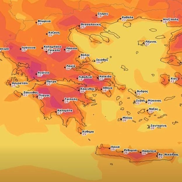 Καιρός: Η Βόρεια Αφρική «στέλνει» ζέστη στην Ελλάδα - Έρχονται τα πρώτα 30άρια