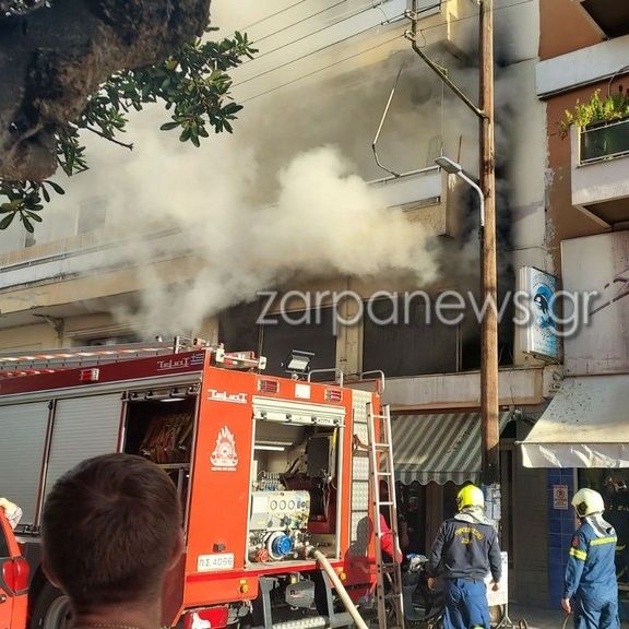 Χανιά: Φωτιά σε φούρνο στη Νέα Χώρα