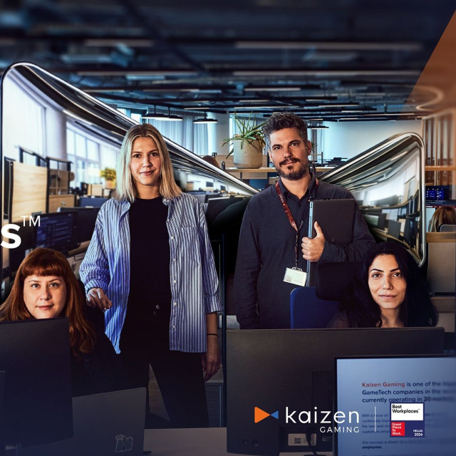 Για μία ακόμη χρονιά, η Kaizen Gaming ξεχωρίζει ως Best Workplaces™ Hellas