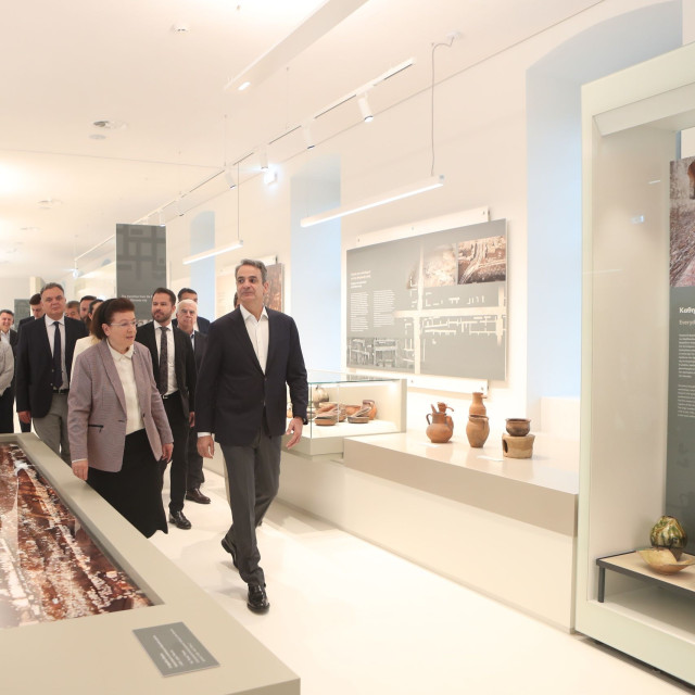 Εγκαινίασε το το Μουσείο του Μετρό στο Πάρκο Παύλου Μελά στη Θεσσαλονίκη ο Κυριάκος Μητσοτάκης