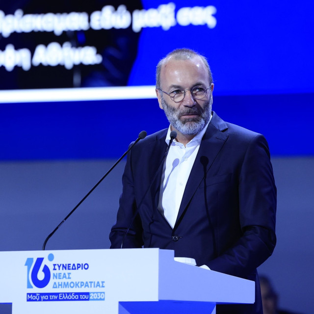 Βέμπερ στο συνέδριο της ΝΔ: Παράδειγμα για όλη την Ευρώπη οι πολιτικές του Κυριάκου Μητσοτάκη