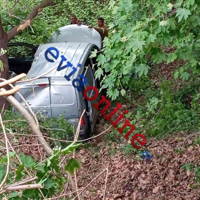 Εύβοια: Σοκαριστικό τροχαίο - Αυτοκίνητο έπεσε σε χαράδρα 10 μέτρων, μία τραυματίας