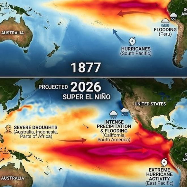 El Niño - Επιστήμονες προειδοποιούν: 8 στα 10 κλιματικά μοντέλα δείχνουν το ακραίο σενάριο