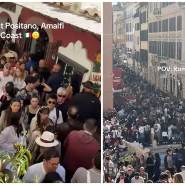 «Βουλιάζει» η Ιταλία από τουρίστες - Σκηνές χάους σε δρόμους και αξιοθέατα