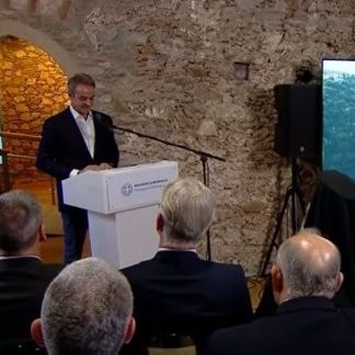 Ο Κυριάκος Μητσοτάκης στον Μυστρά: Ο πολιτισμός μας αποτελεί μια αλυσίδα της εθνικής μας ισχύος