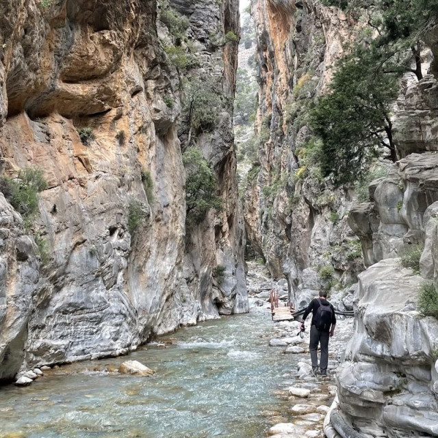 Κακοκαιρία στα Χανιά: Κλειστό την Παρασκευή για τους επισκέπτες το φαράγγι της Σαμαριάς
