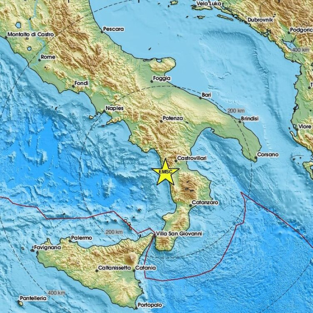 Μεγάλος σεισμός 6,2 Ρίχτερ στη Νότια Ιταλία - Σε περιοχή της Καλαβρίας το επίκεντρο