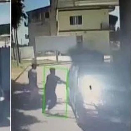 Ιταλία: Βίντεο-ντοκουμέντο με το φλεγόμενο βαν με τους τέσσερις νεκρούς