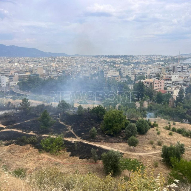 Τέθηκε υπό έλεγχο η φωτιά κοντά στο Άλσος Βεΐκου - Φωτογραφίες και βίντεο