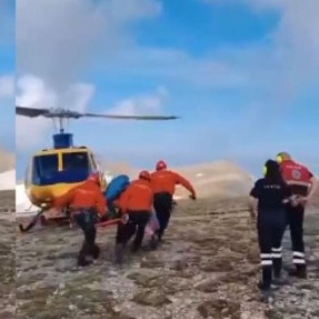 Βίντεο από την επιχείρηση διάσωσης του 59χρονου Τσέχου στον Όλυμπο