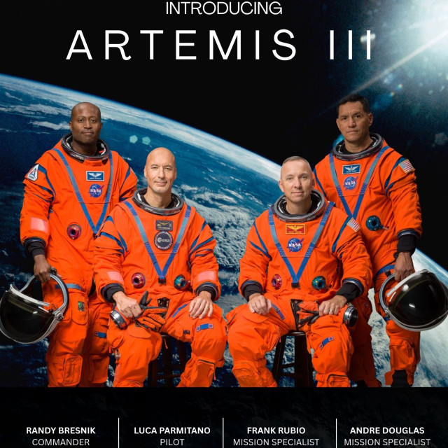 Ανακοινώθηκε το πλήρωμα του Artemis III - Τρεις Αμερικανοί και ένας Ιταλός οι επόμενοι αστροναύτες