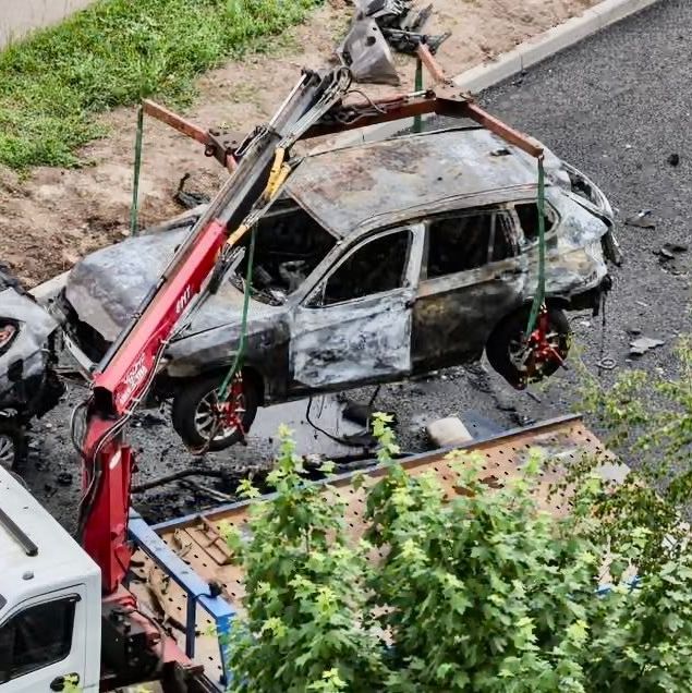 Η στιγμή της ανατίναξης της BMW Χ3 του Ρώσου συνταγματάρχη