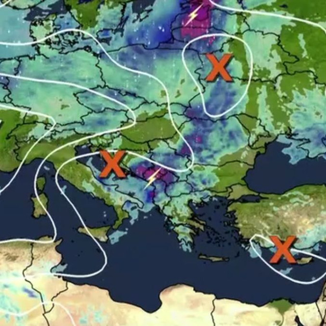 Καιρός: Καταιγίδες, χαλάζι και κεραυνοί - Πότε θα «χτυπήσει» την Αττική η κακοκαιρία