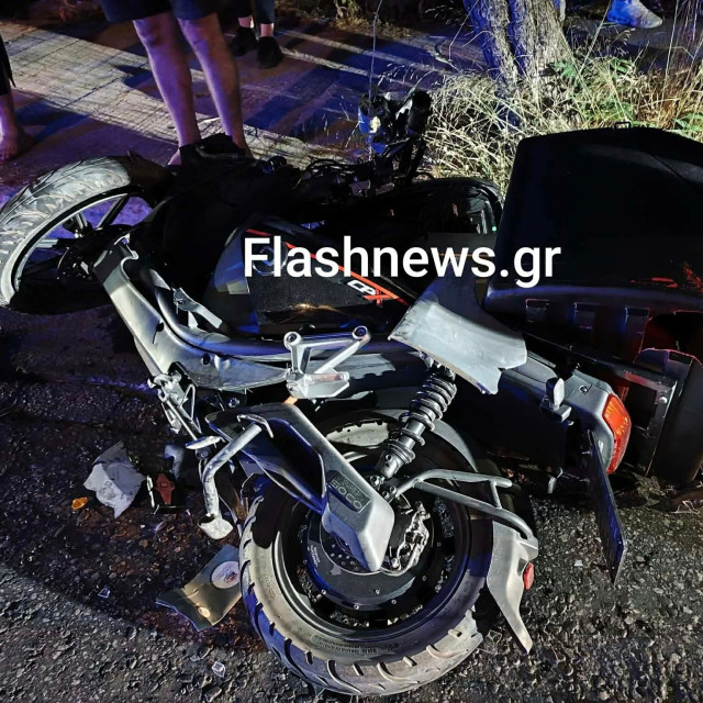 Χανιά: Οδηγός αυτοκινήτου χτύπησε διανομέα και τον εγκατέλειψε