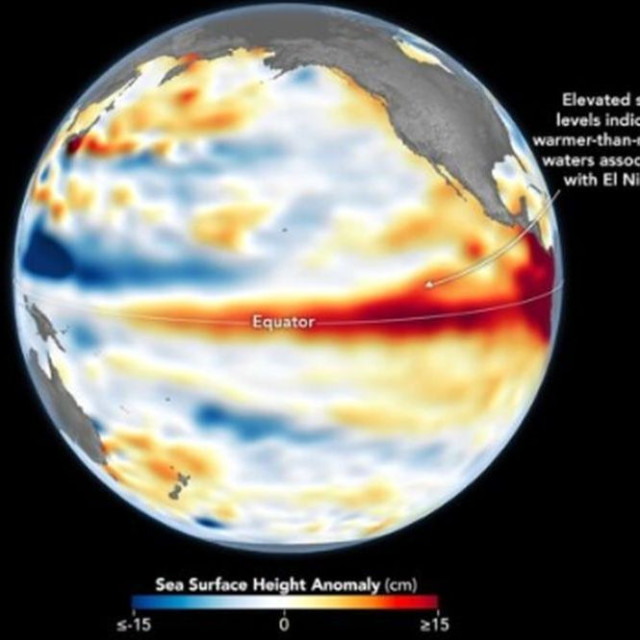 El Niño: Δορυφόρος κατέγραψε την πρώτη ανησυχητική εικόνα του φαινομένου - Επιβεβαιώνει η ΝΟΑΑ