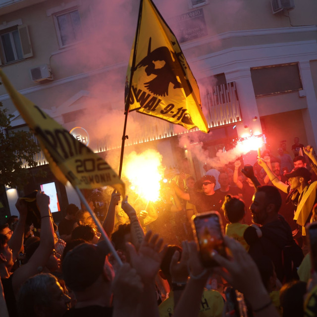 ΑΕΚ: Αποθέωση στην Καλαμάτα για το τρόπαιο του πρωταθλήματος – «Παρών» ο Μάριος Ηλιόπουλος