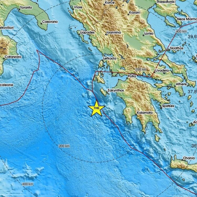 Χάρτης σεισμού