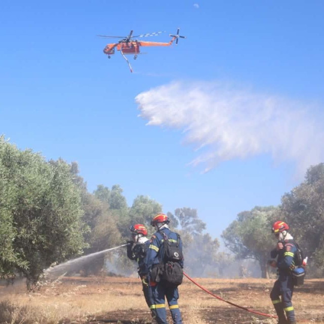 Τρία πύρινα μέτωπα σε Αττική και Βοιωτία - Σε ύφεση η φωτιά στα Σπάτα, 112 σε Ακραίφνιο και Ελεώνα