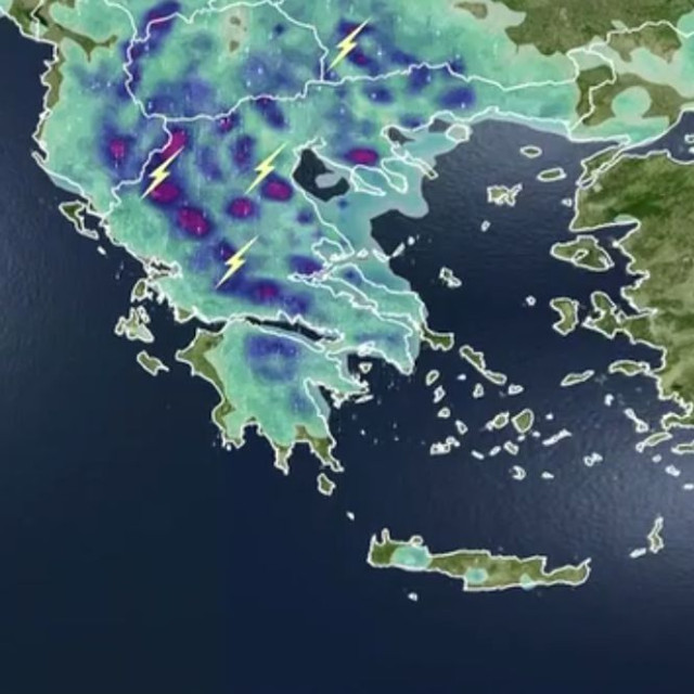 Καιρός: Ξεκινάει διήμερο με επικίνδυνες καταιγίδες - Οι περιοχές που θα επηρεαστούν