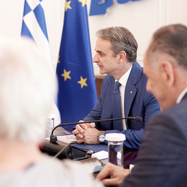 Ο Κυριάκος Μητσοτάκης συναντήθηκε με τον υποψήφιο γ.γ. του ΟΗΕ Macky Sall